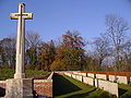 The Devonshire cemetery at Mansell Copse, Mametz, Northern France, location of the famous sign left after the battle: 'The Devonshires held this trench; the Devonshires hold it still' [62]