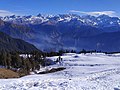 Dayara Bugyal Grasslands covered with snow