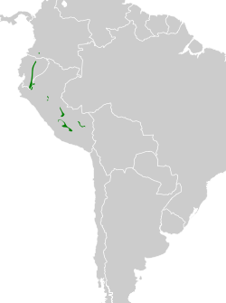 Distribución geográfica del mochuelo de Parker.