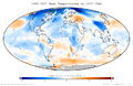 Image 29Mean temperature anomalies during the period 1965 to 1975 with respect to the average temperatures from 1937 to 1946. This dataset was not available at the time. (from History of climate change science)