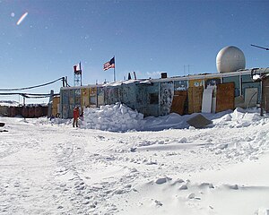 The Russian station Vostok in 2000