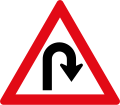 Hairpin curve to right