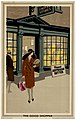 "The Good Shopper " by F.N., London, Dunstable and Watford, England, United Kingdom, CIRCA 1926-1934. Color lithograph on wove paper.