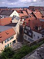 Bamberg roof tops from the Rose Garden