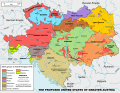 Image 26A map of the federalization of Austria-Hungary planned by Archduke Franz Ferdinand, with Slovakia as one of the member states (from History of Slovakia)