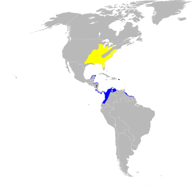 Archivo:Protonotaria citrea map.svg