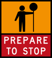 (T1-Q05) Traffic Controller Ahead (Used in Queensland)