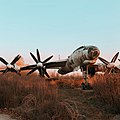 Tu-95U at Uzyn Air Base