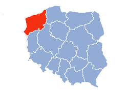 Location within Poland