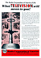 Image 29Ad for the beginning of experimental television broadcasting in New York City by RCA in 1939 (from History of television)