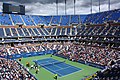 Image 18Arthur Ashe stadium in 2010, before the retractable roof was added. (from US Open (tennis))