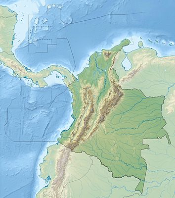 Location map Colombia