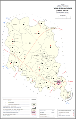 Map of Dih CD block