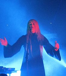 Andersson performing as Fever Ray in October 2009