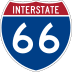 Interstate 66 marker