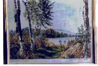 Watercolour picture of Katzensee by Jakob Weidmann (1930)