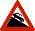 Steep descent