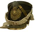 Shako of the French Royal Guard as worn 1816 - 30, castel of Morges, Switzerland