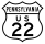 U.S. Route 22 Alternate marker