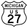 Business US Highway 27 marker