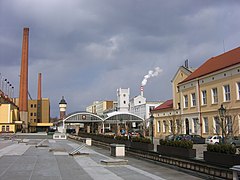 Pilsner Urquell Brewery in Plzeň.