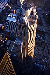 311 South Wacker Drive as viewed from the 103rd floor of the nearby Willis Tower