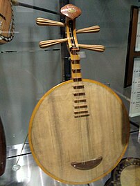 A yueqin in the Horniman museum