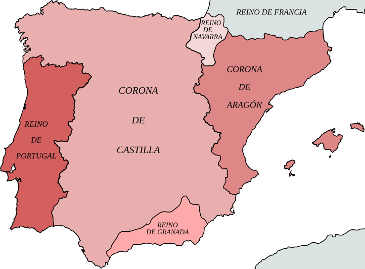 Archivo:Iberian Kingdoms in 1400.svg