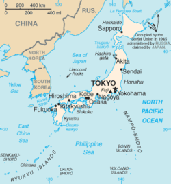 Mapa de Japón