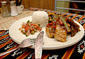 Image 4An East Timorese dish of ikan sabuko with batar daan, rice and budu. (from Cuisine of Timor-Leste)