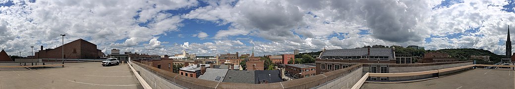 Downtown Troy, New York on 21 August 2021