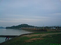 Reservoir of the dam