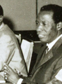 Image 9Alphonse Massamba-Débat's 1-party rule (1963–1968) attempted to implement a political economic strategy of "scientific socialism". (from Republic of the Congo)