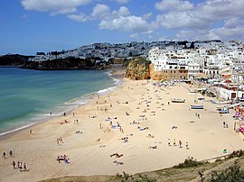 Praia dos Pescadores in the municipality of Albufeira