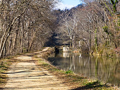 Lock 6. Groundbreaking was near this spot