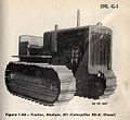 G69 M1 medium tractor Cat model RD-6