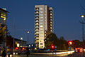 High rise at Marsta railway station