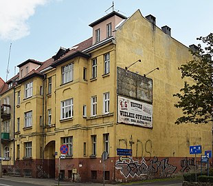 Facade on the street