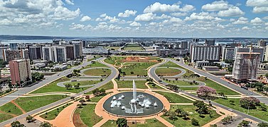 Monumental Axis as seen from the Brasília TV Tower