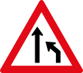 Left lane Ends