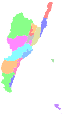 Location map Taiwan Taitung