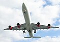 The A340-600 has an additional main undercarriage on the fuselage belly