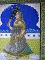 Painting on a wall of the Juna Mahal