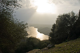 El río Tajo a su paso por el parque.