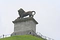 The Butte du Lion, which overlooks the Waterloo battle field