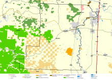 Map of Benton County