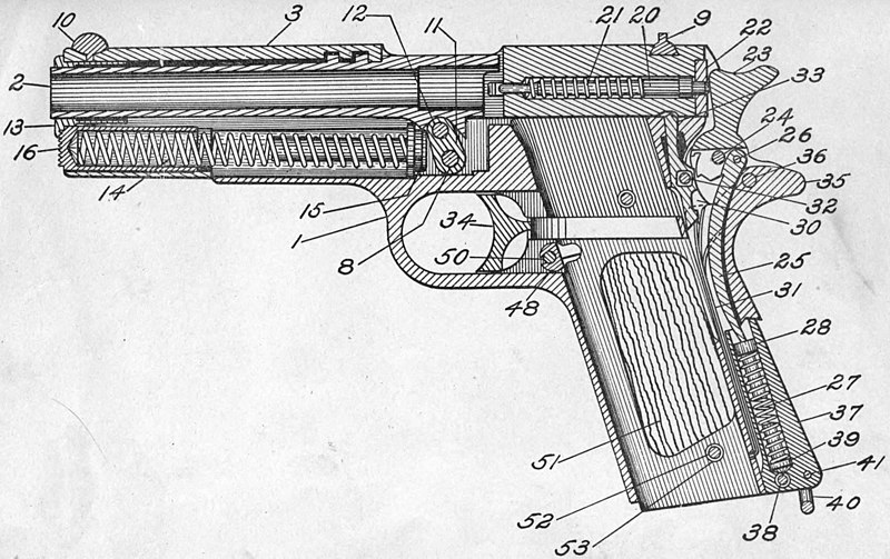 Файл:Colt M1911 cross-section diagram.jpg