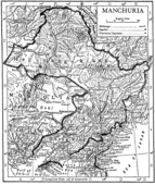 Map of the three provinces of Northeast China (1911)[8]