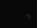 The red moon before the photo above (photo 38)