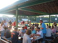 Hadlock Field's picnic area is located alongside the right-field line